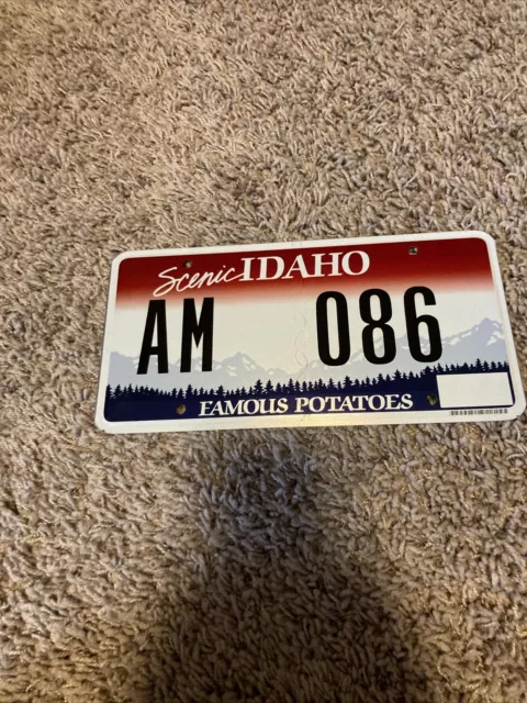 Idaho Scenic License Plate At Least Three Years Old