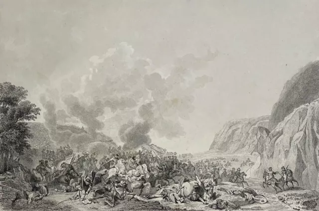 Kampf von Nazareth Palestina Empire Frankreich Napoleon Bonaparte Druck Um 1840