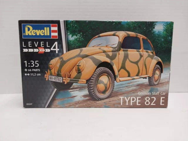 Revell German Staff Car Type 82 E Model Kit #03247 Factory Sealed