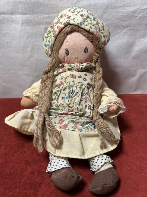 Rare poupée de chiffon PAULINE de BELLA 55cm de 1978 à