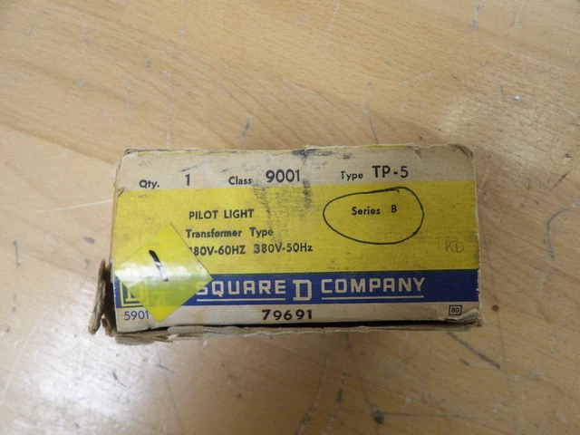 Sq-D 9001Tp-5 Pilot Light W/O Lens, Transformer Type, Series:b