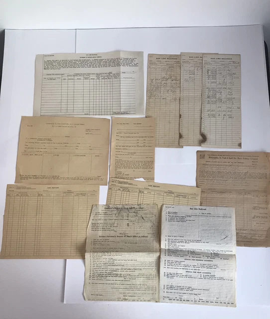 Vintage SOO LINE Railroad Forms/paper work lot vtg RR epherma