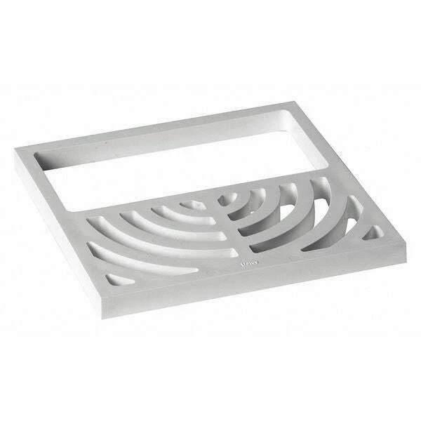 OATEY 1/2" Dia., PVC, Floor, Floor Sink Half Top Grate 42751