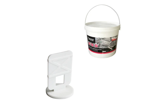 Cezar Tile Mounting System, Includes 300 clips