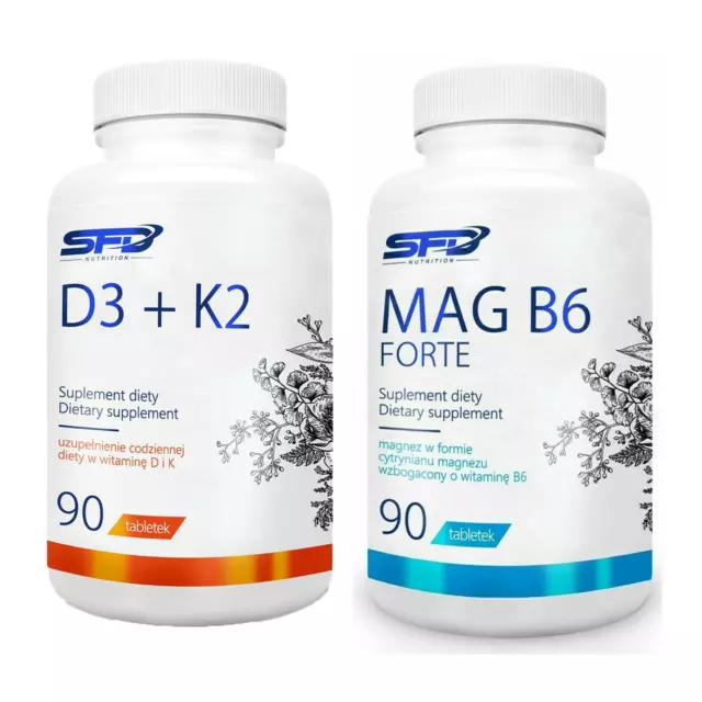 Sfd Vitamina D3+ K2 90 Pastillas + Magnesio
