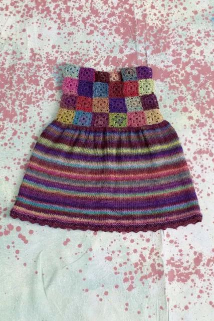 Lang Yarns MILLE COLORI BABY Strickanleitung Kleid als download F