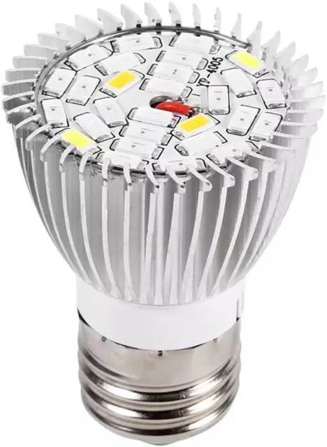 Fdit E27 Grow Glühbirne LED Grow Light Lampe für Zimmerpflanzen mit Energiespare