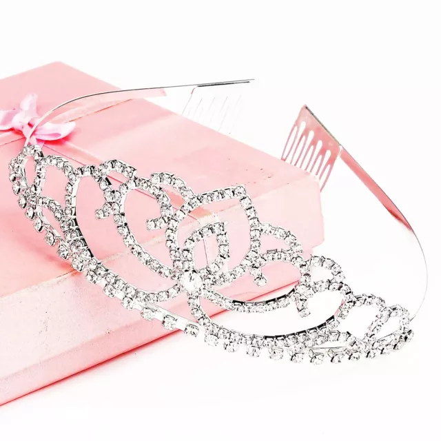 Wedding Bridal Crystal Rhinestone Headband Crown Comb Tiara Prom Pageant Jewelry