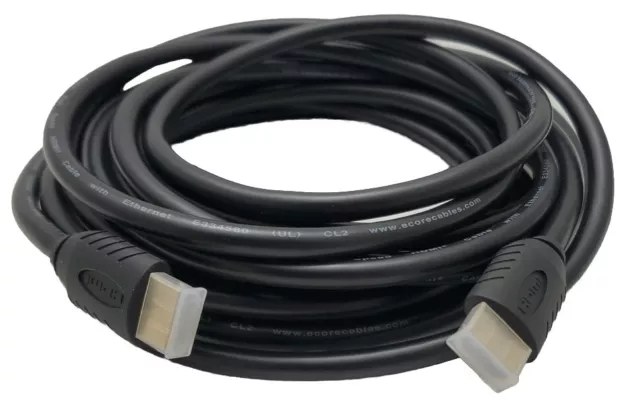 Cables centrales 5M 6Ft Ecore alta velocidad HDMI con cable/cable Ethernet P/N 41-142-05M 3