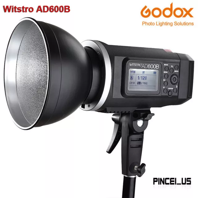 Godox Witstro AD600B GN87 TTL HSS Outdoor Flash For Bowens Mount w/ 2.4G X Sys