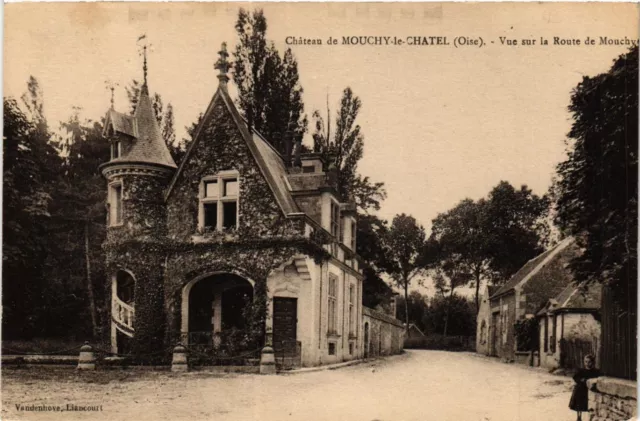 CPA AK Chateau de MOUCHY-le-CHATEL Vue sur la Route de MOUCHY (423380)