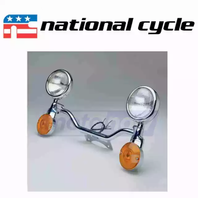 National Cycle N932 Chrome Light Bar for Electrical Lights & Accessories ut
