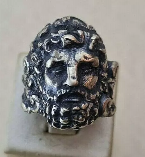 Roman Style Seus Handmade Bronze Ring Ancient Bronze Vintage Antique Look