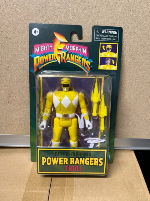 Mighty Morphin Power Rangers Retro-Morphin Trini Yellow Ranger Action Figure