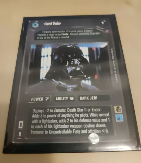 Star Wars CCG Lord Vader - DS2 Set - Decipher