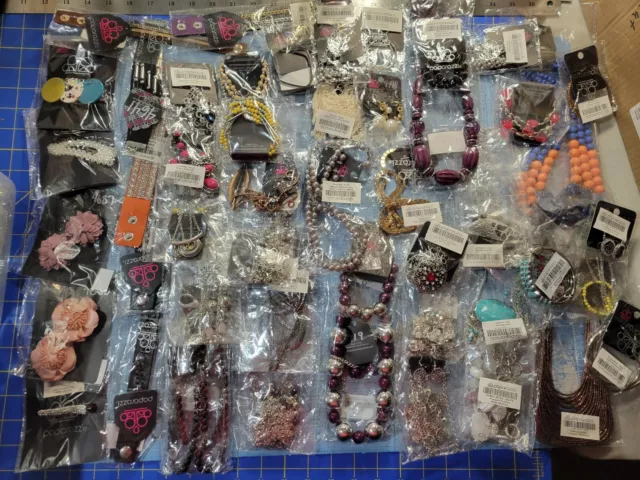 102 New Paparazzi Jewelry Lot- Necklaces,  Bracelets,  Rings & Earrings #102