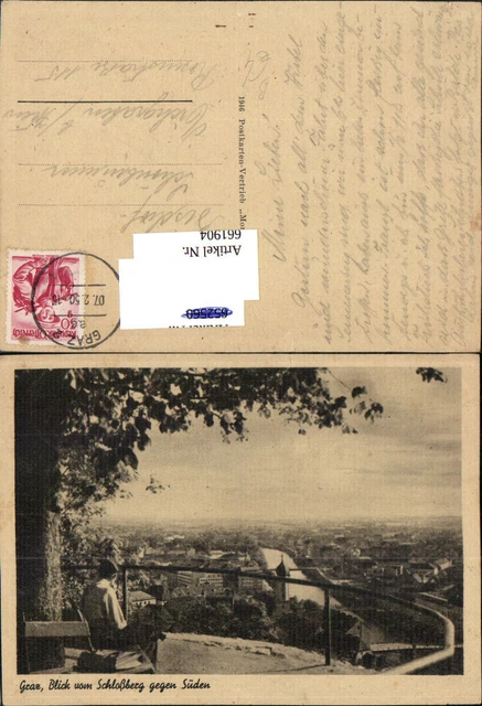 661904,Graz Schlossberg gegen  Süden