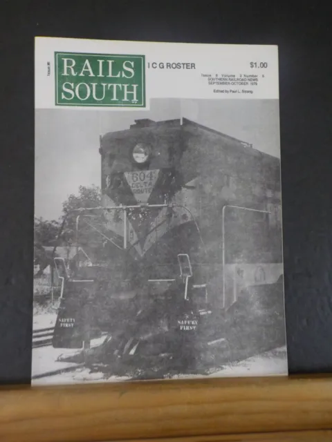 Rails South #6 1979 September October Southern Railroad News
