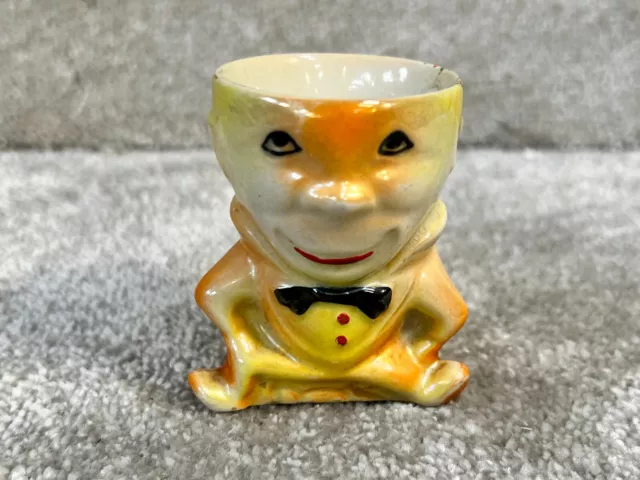 Vintage Humpty Dumpty Design Egg Cup Ceramic