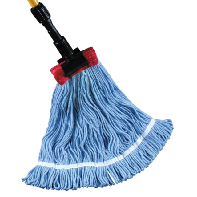 Case of 12 Golden Star Starline Blend Wet Mop - MD, 5", Blue