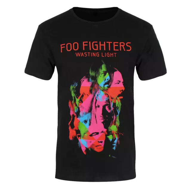 Foo Fighters T-Shirt Wasting Light Album Rock Official New Black