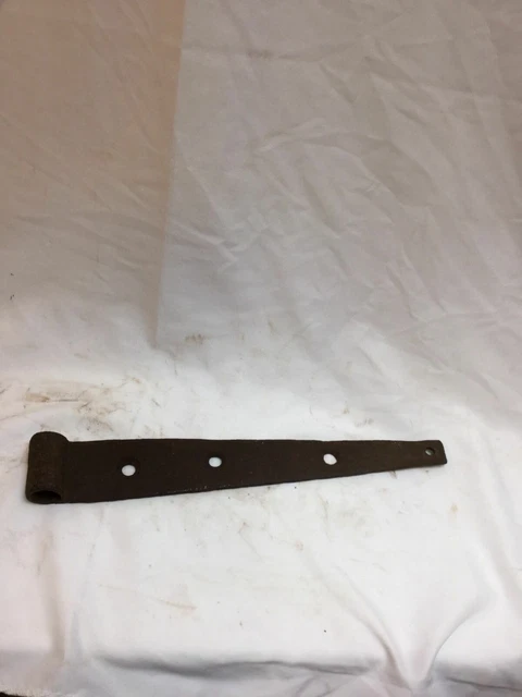 Antique Hand Forged Barn Hinge Strap Buckle 13" Wrought Iron