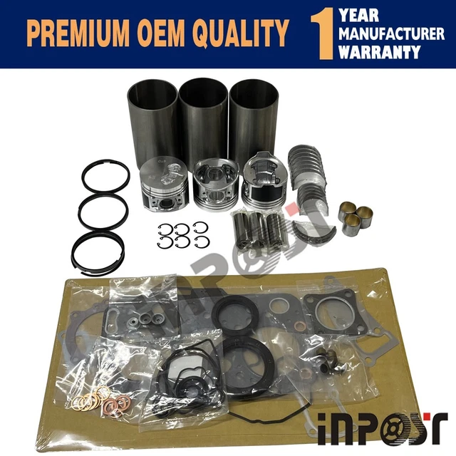 STD 3TNV70 3TNV70-AJUV Overhaul Rebuild Kit For Yanmar Engine XUV Gator 855D Set