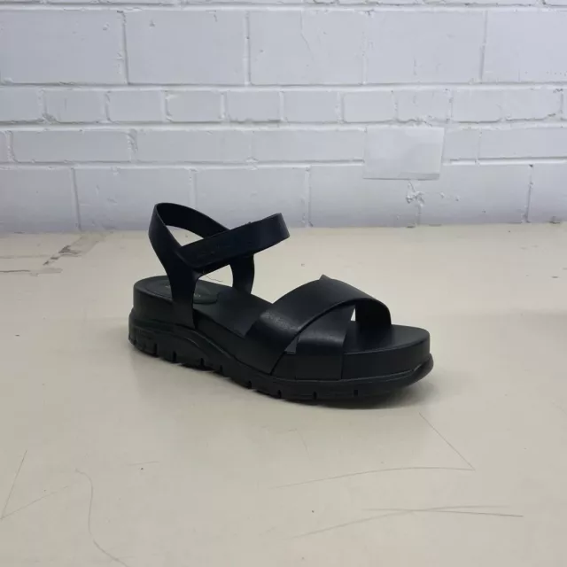 COLE HAAN Zerogrand Crisscross Sandals Women's Size 8.5 Black