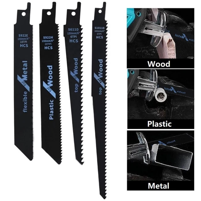 Lames de scie réciproques faciles à utiliser pour métal pour bois coupe de tu