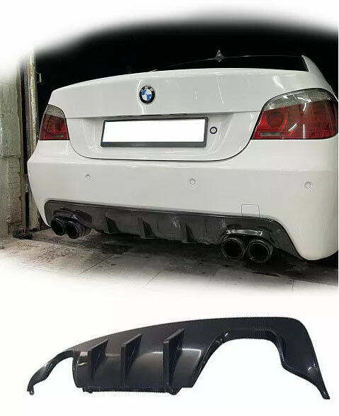 BMW E60 PARACHOQUES TRASERO Difusor Divisor de labios LIP Spoiler...