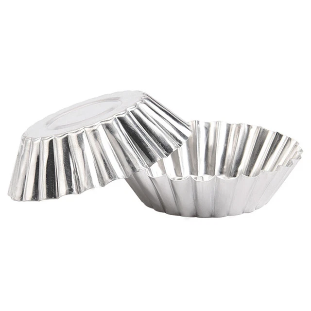 30 Pcs Eierkuchenpfanne Kuchenformen Mini-Muffins Kuchenform Patties