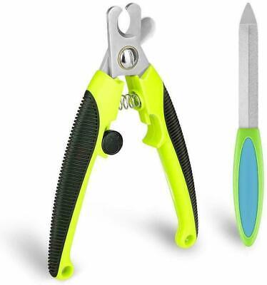 Dog Nail Clippers and Trimmer Professional Stainless Steel Pet Nail Grooming Set