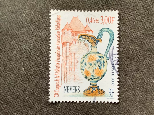 France 2000 La Poste 0.46 3F Philately Congress In Nevers - Used 3Fr 3.00 46C