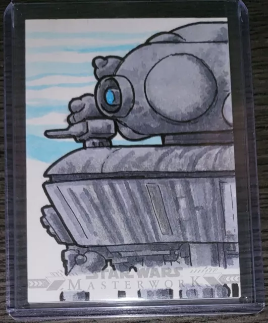 2023 Topps Star Wars Masterwork Sketch Card Dan Lawler