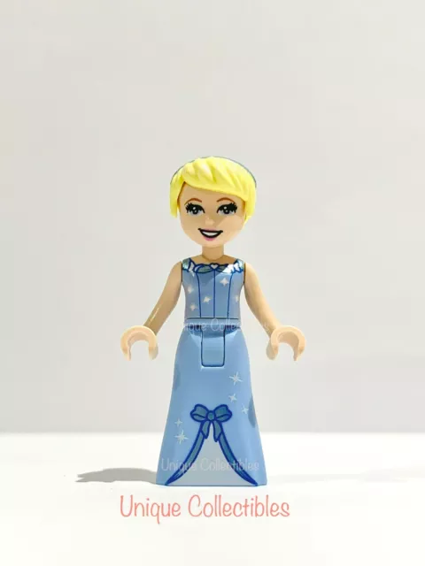 LEGO Minifigure Disney Cinderella Mini Doll Figure Dress with Stars and Bow NEW