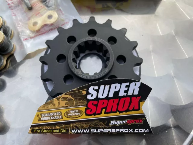 Supersprox Sprocket 16 Teeth Honda CBR 1000 RR, Fireblade, SC57, SC59, Cst