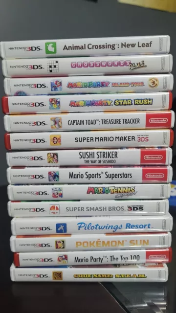 Nintendo Published 3DS Game Lot 14 GAMES CIB & TESTED *READ*