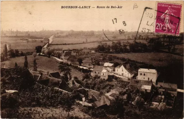 CPA BOURBON-LANCY Route de Bel-Air (649938)