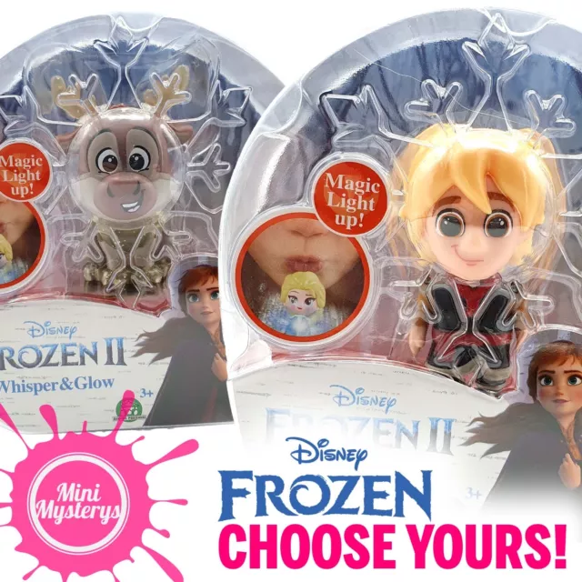 Disney Frozen II Whisper and Glow *CHOOSE YOURS* Bruni Kristoff Sven Anna Elsa
