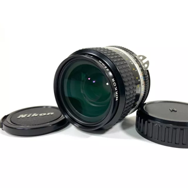 Nikon NIKKOR Ai-s AIS 35mm F/2 Wide Angle MF Lens From Japan [Exc++] #789