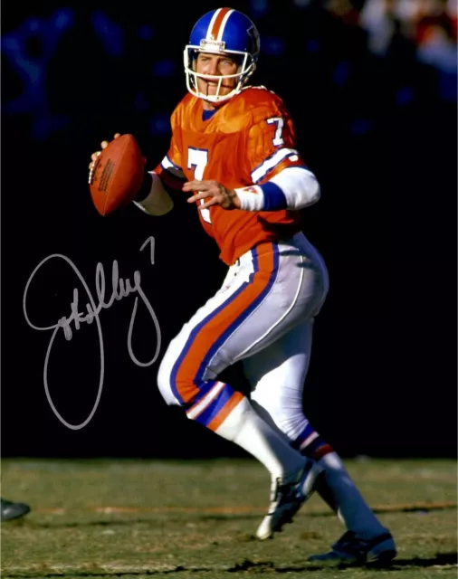 JOHN ELWAY Denver BRONCOS 8.5x11 Signed Photo Reprint