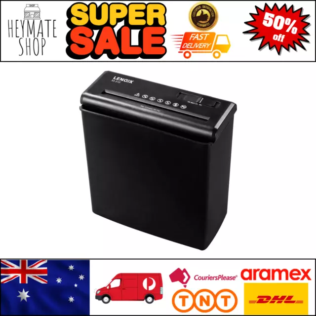 Electric Home Office Shredder 10L Cutter A4 5 Sheets Paper Strip Cut Documents