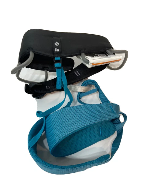 Black Diamond Women's Momentum Package Harness Belay Carabiner Chalk and Bag XS 2