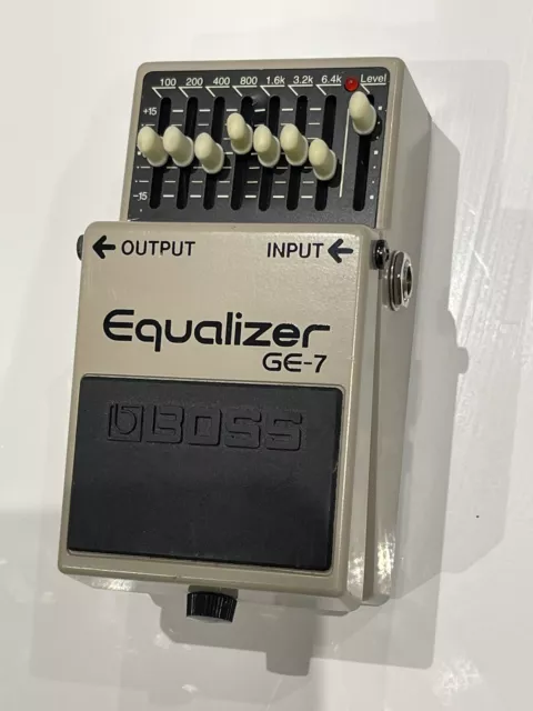 Boss GE-7 equalizer guitar effect pedal