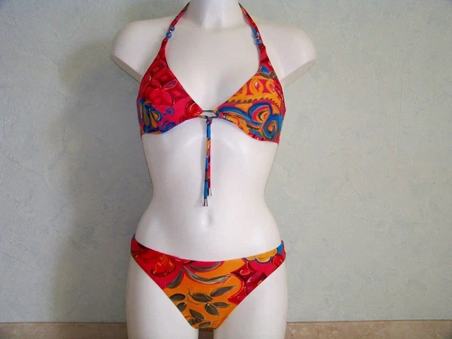 LISE CHARMEL MAILLOT de bain 2 P triangle ORCHIDEE ISLAND 85 D /slip