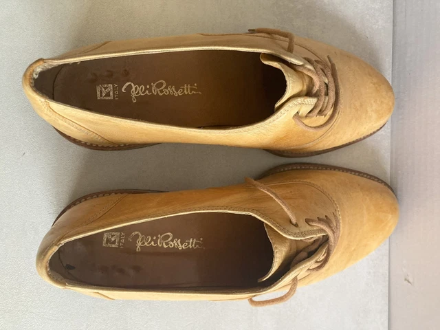 Chaussures Hirica Duche, Beige, Cuir, Richelieu Femme, Taille 42, Neuves En Boîte