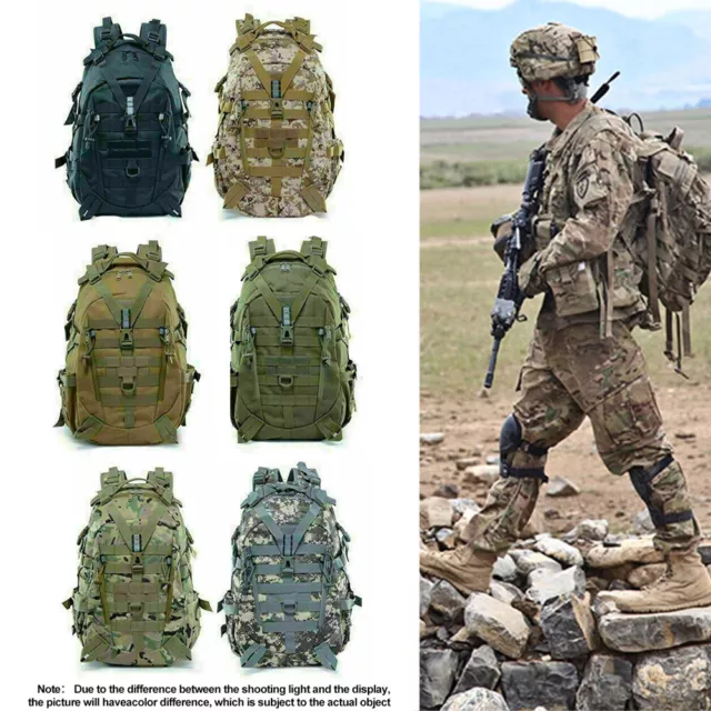 Military Tactical Assault Pack Sling Army Backpack Molle Waterproof Outdoor Bags