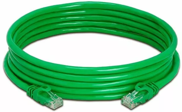 3m GREEN Network Cable Ethernet CAT5 CAT5e UTP Gigabit LAN Patch Cord Short