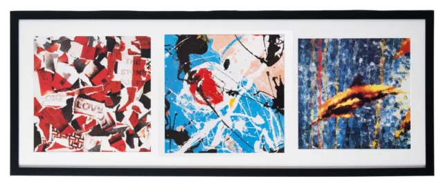 STONE ROSES Three vintage John Squire prints professionally framed, original art