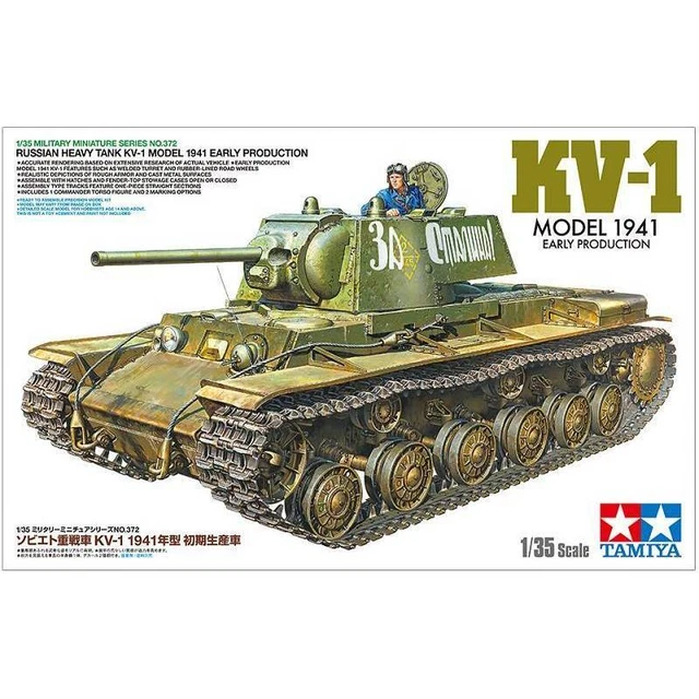 MAQUETTE CHAR RUSSIAN Heavy Tank Kv-1 Model 1941 Early Production